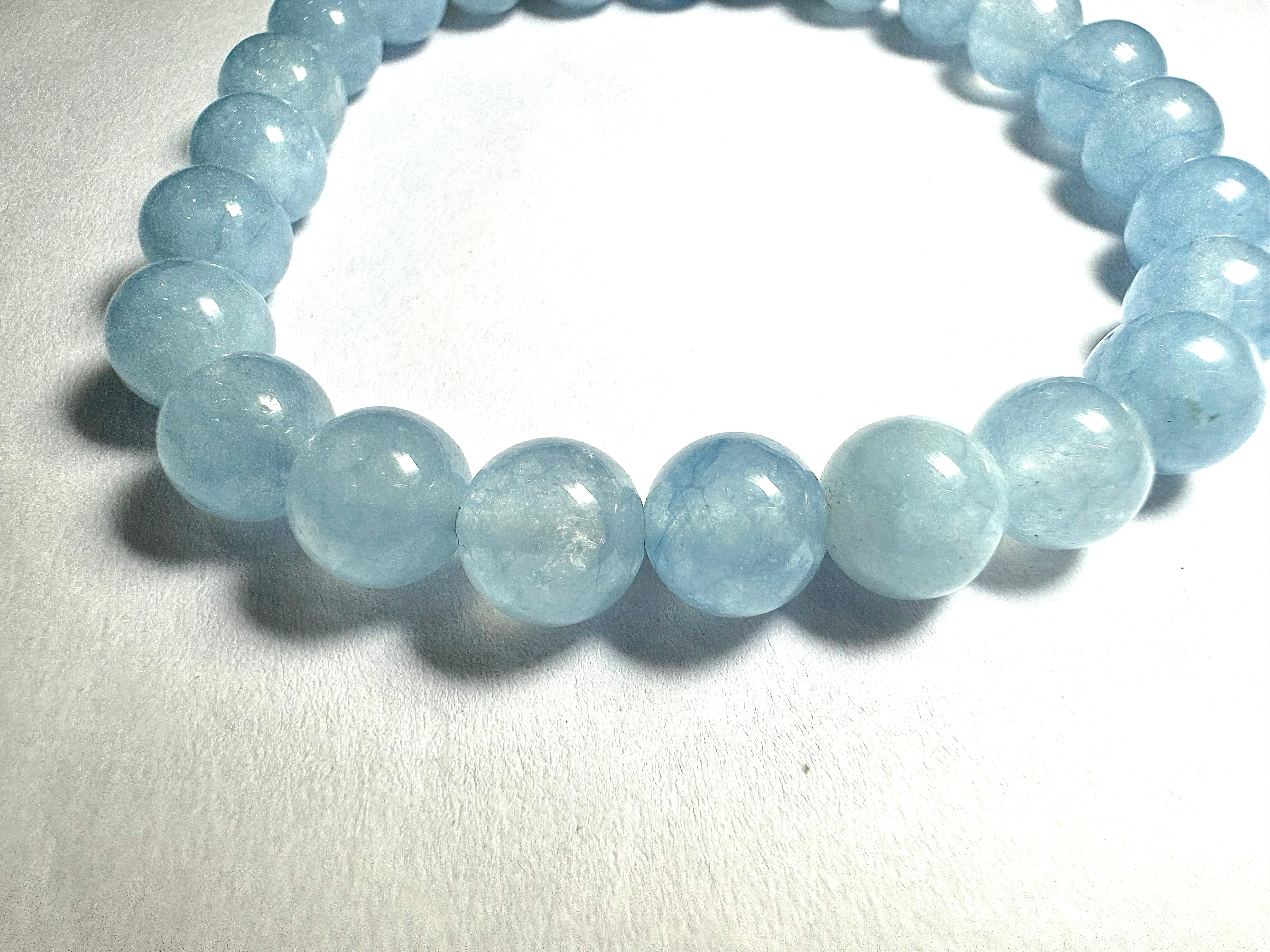 Natural Aquamarine Bracelet – Healing, Energy & Style