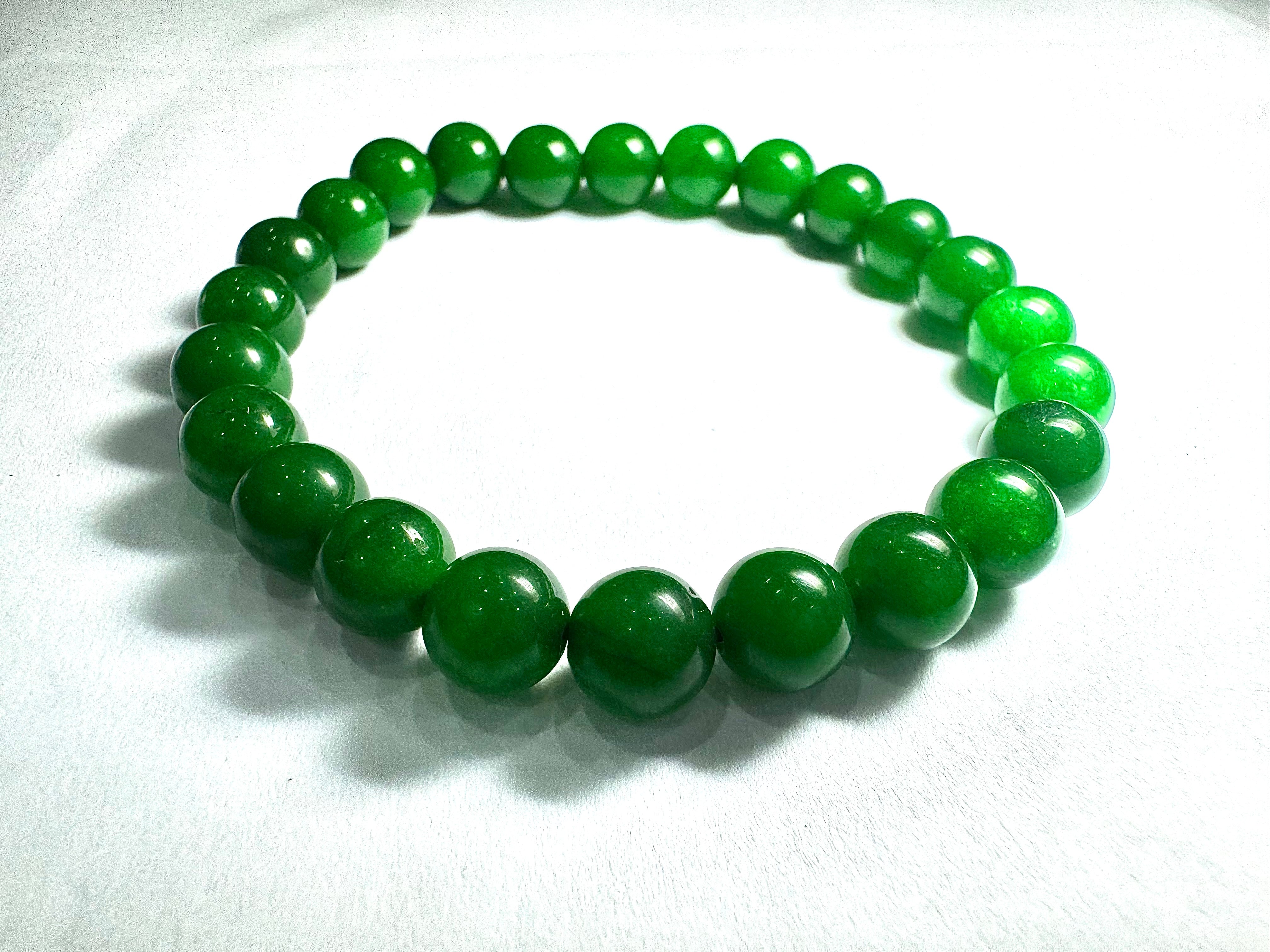 Natural Green Zade Bracelet – Healing, Energy & Style