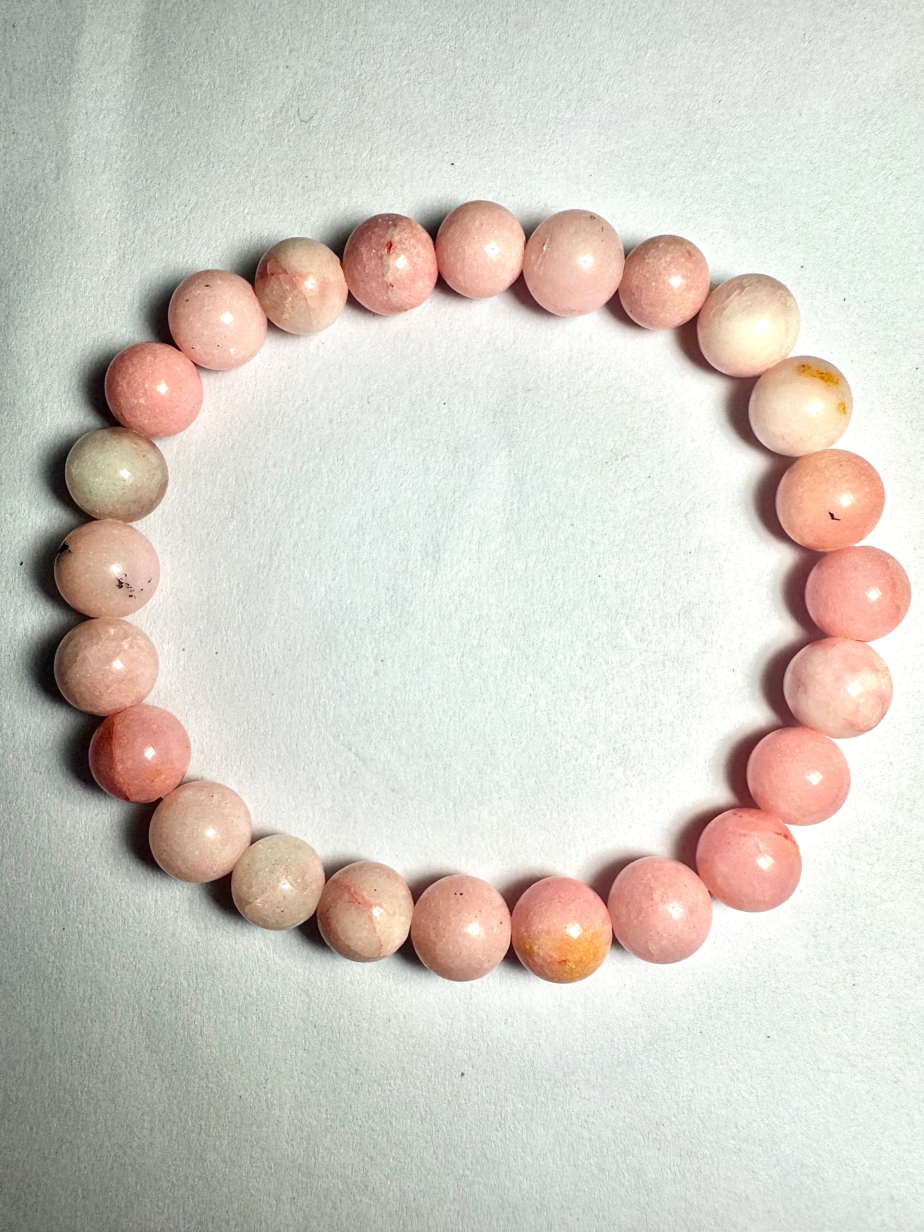 Natural Pink Opalite Bracelet – Healing, Energy & Style