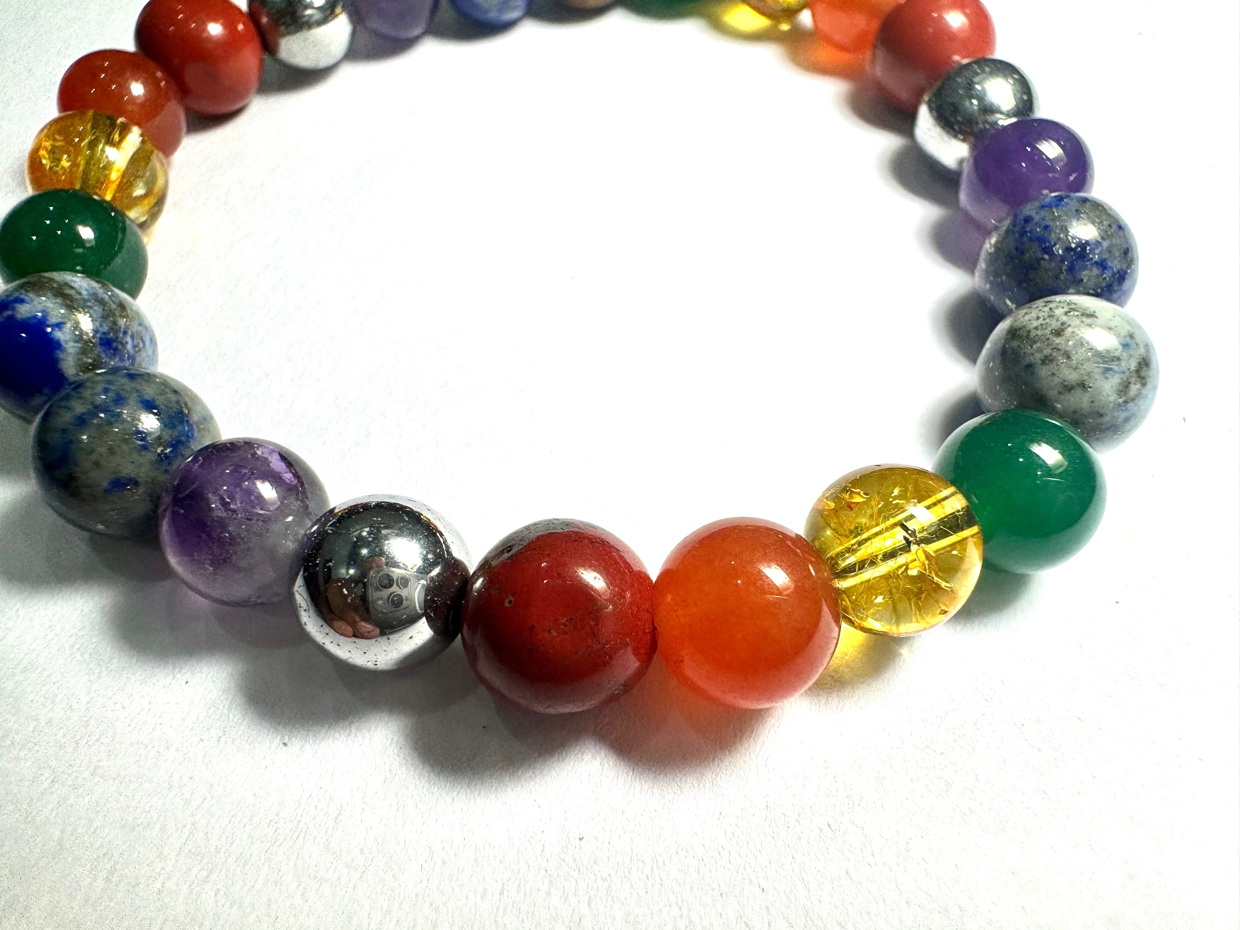 Natural 7 Chakra Bracelet – Healing, Energy & Style