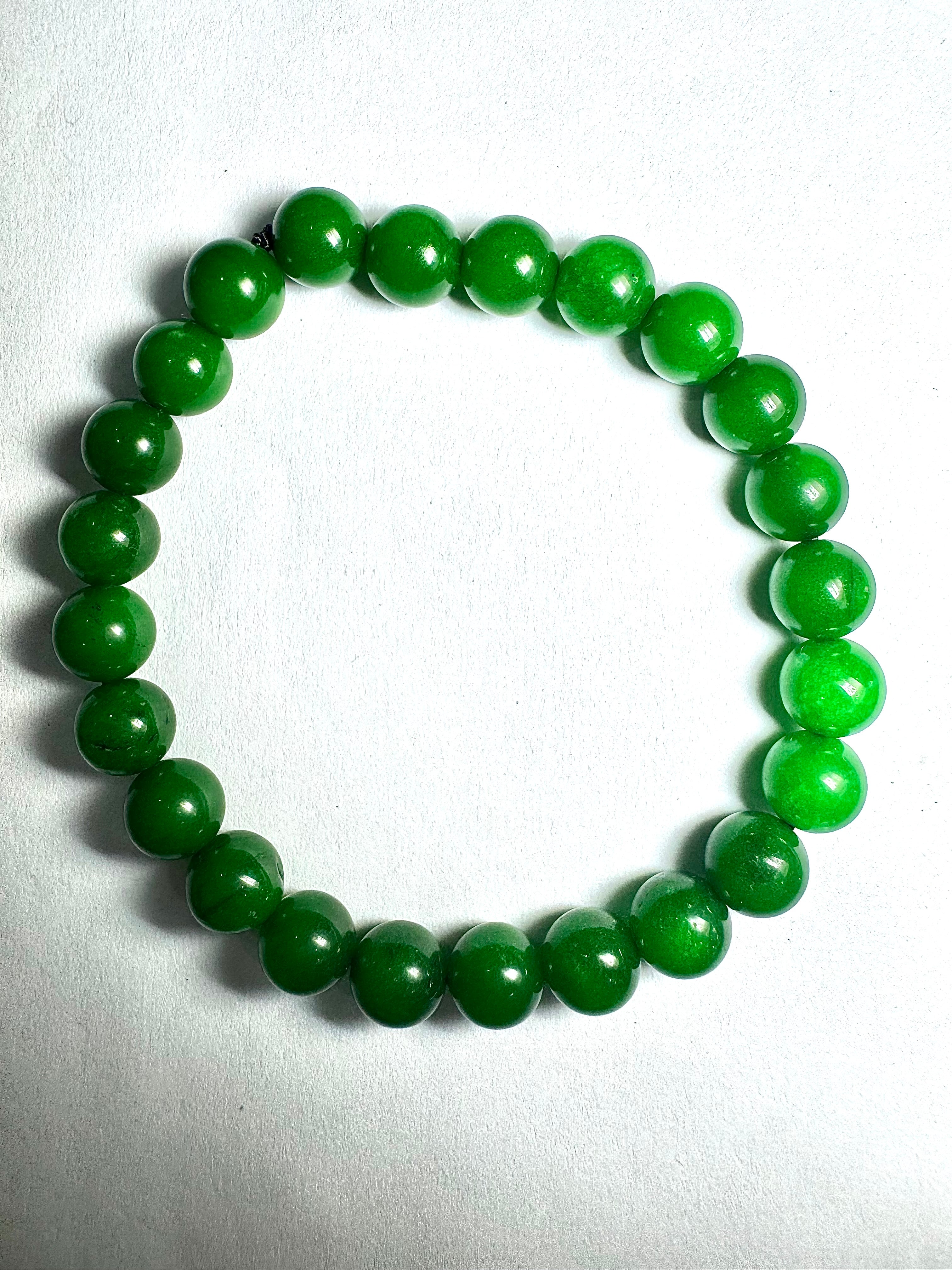 Natural Green Zade Bracelet – Healing, Energy & Style