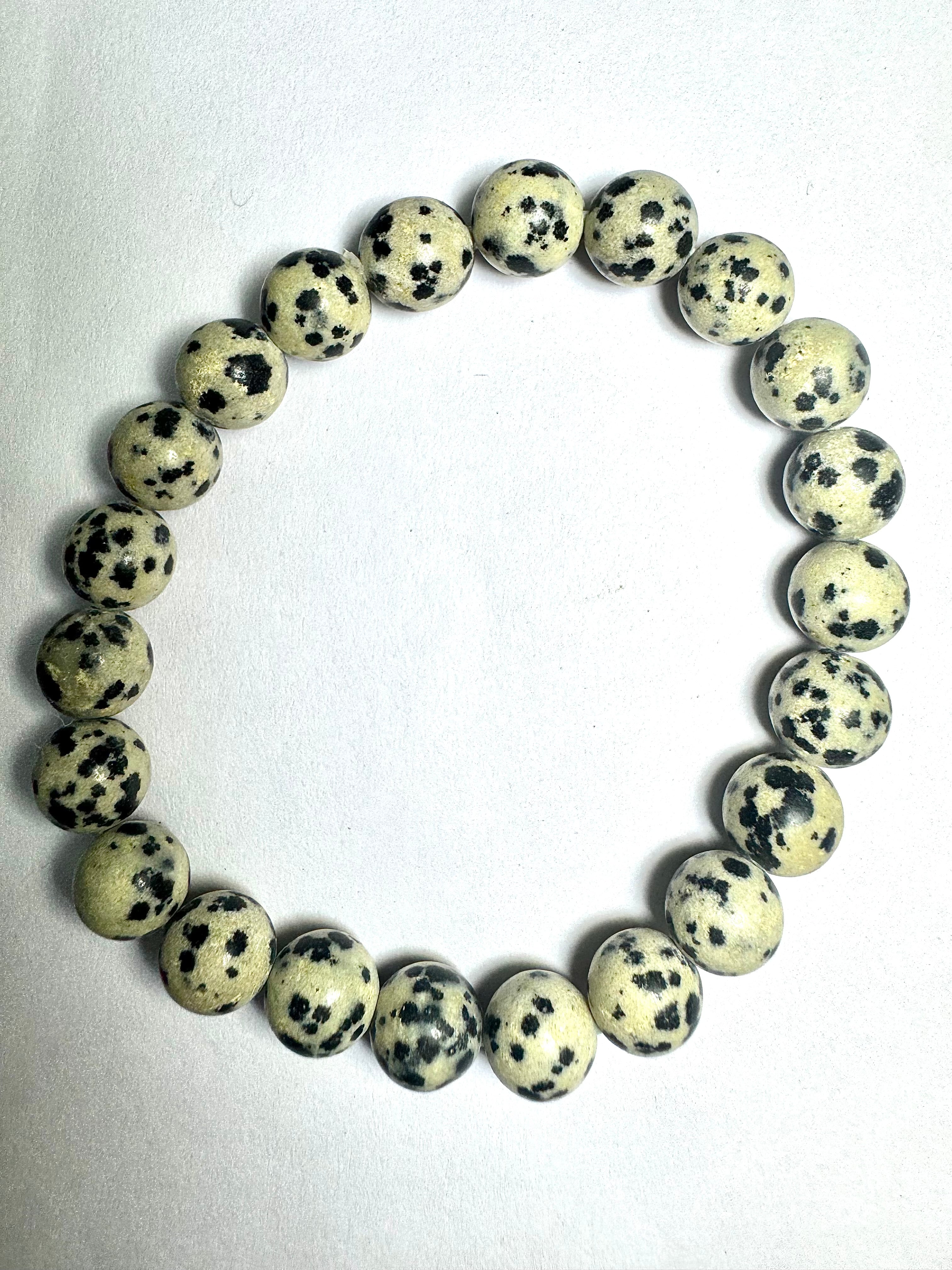Natural Dalmation Jasper Bracelet – Healing, Energy & Style