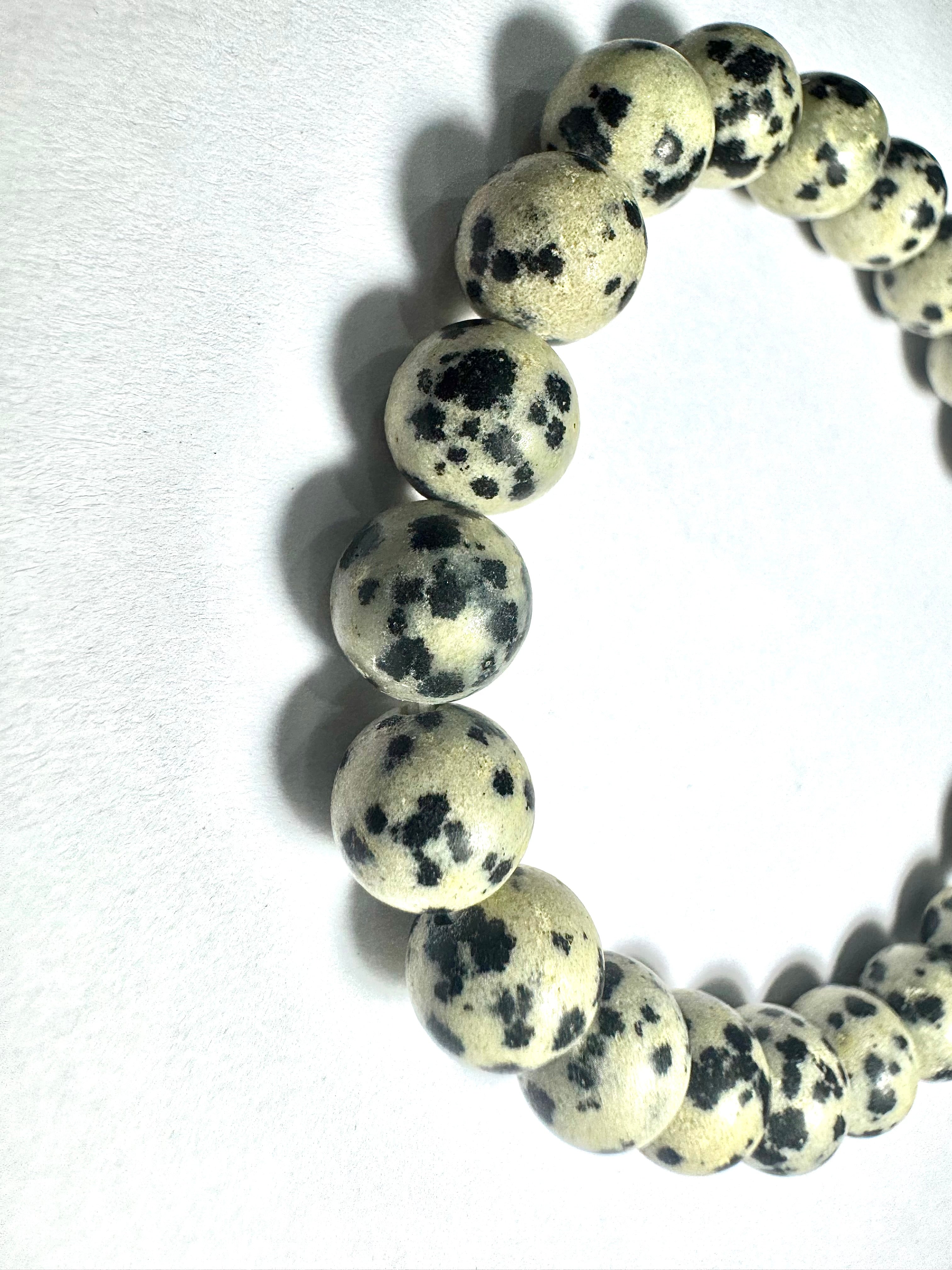 Natural Dalmation Jasper Bracelet – Healing, Energy & Style