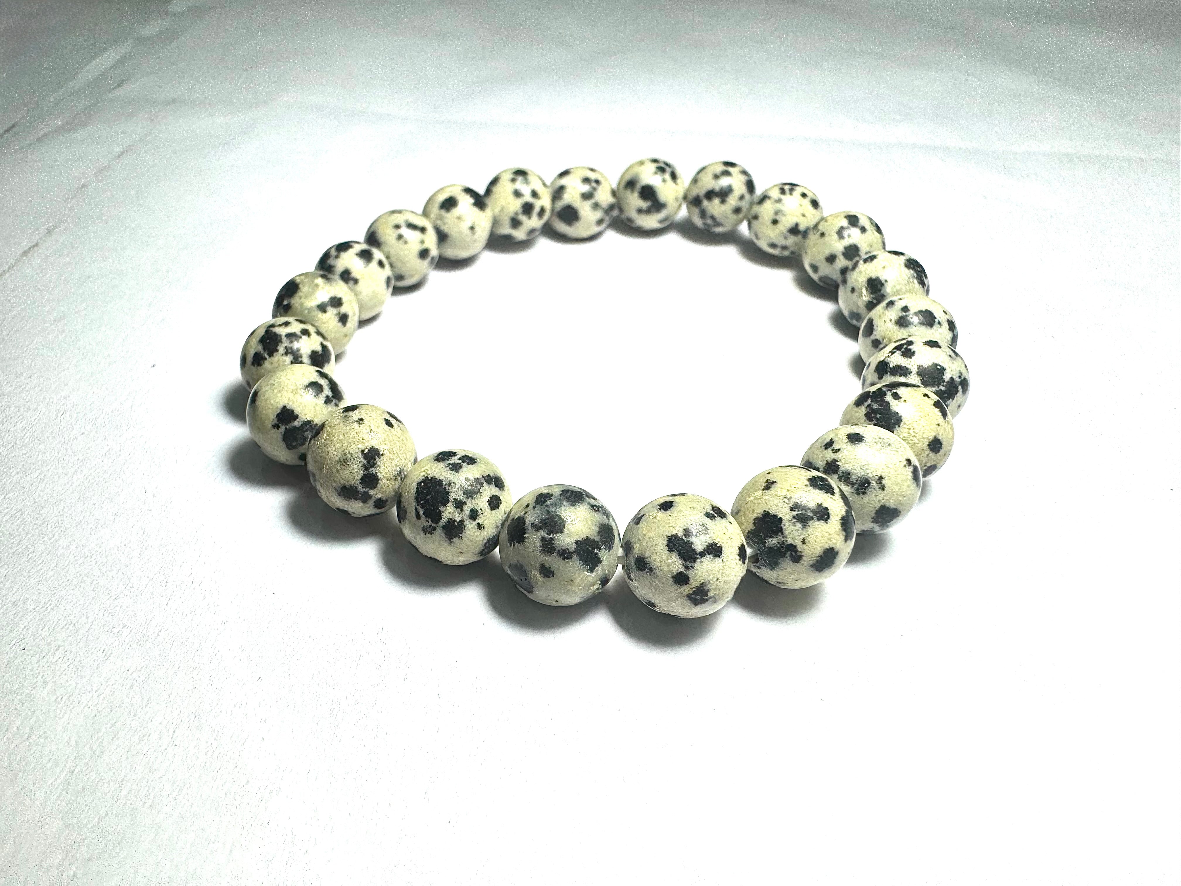 Natural Dalmation Jasper Bracelet – Healing, Energy & Style