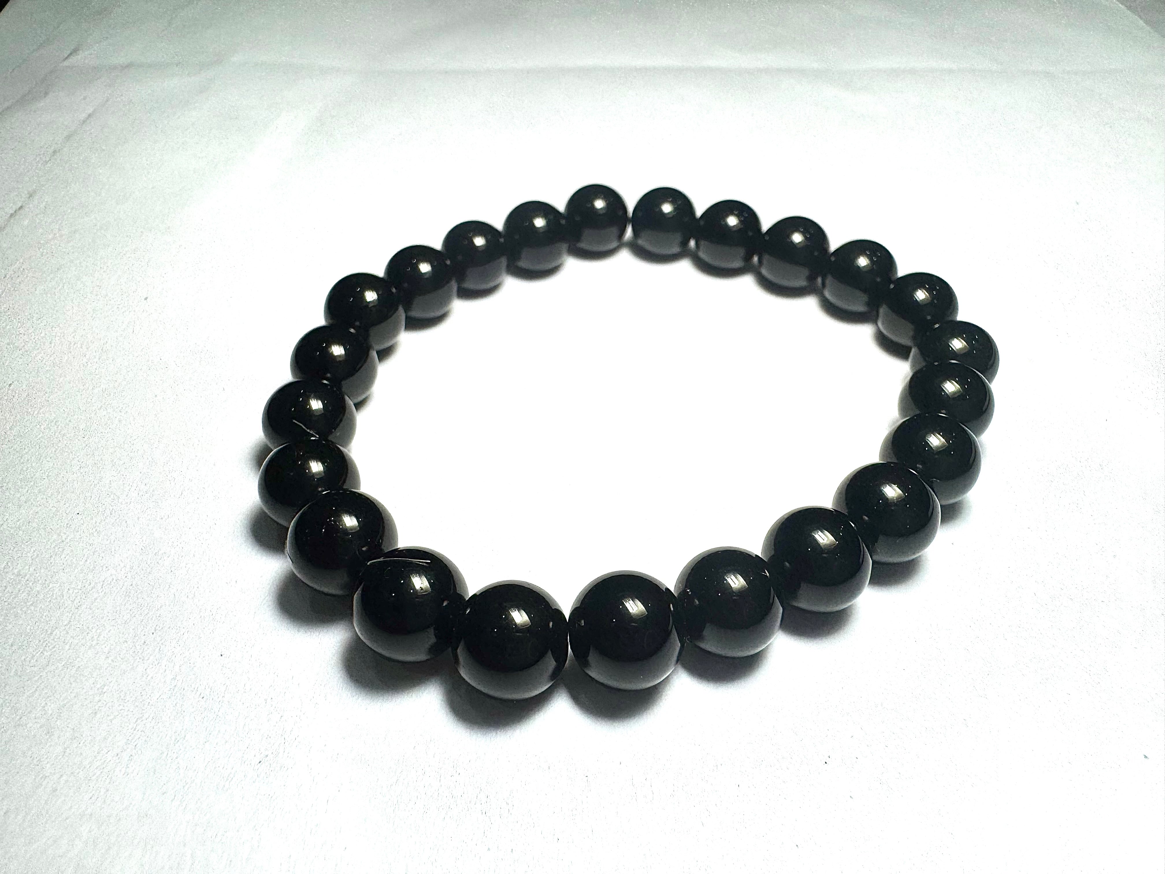 Natural Black Obsidien Bracelet – Healing, Energy & Style
