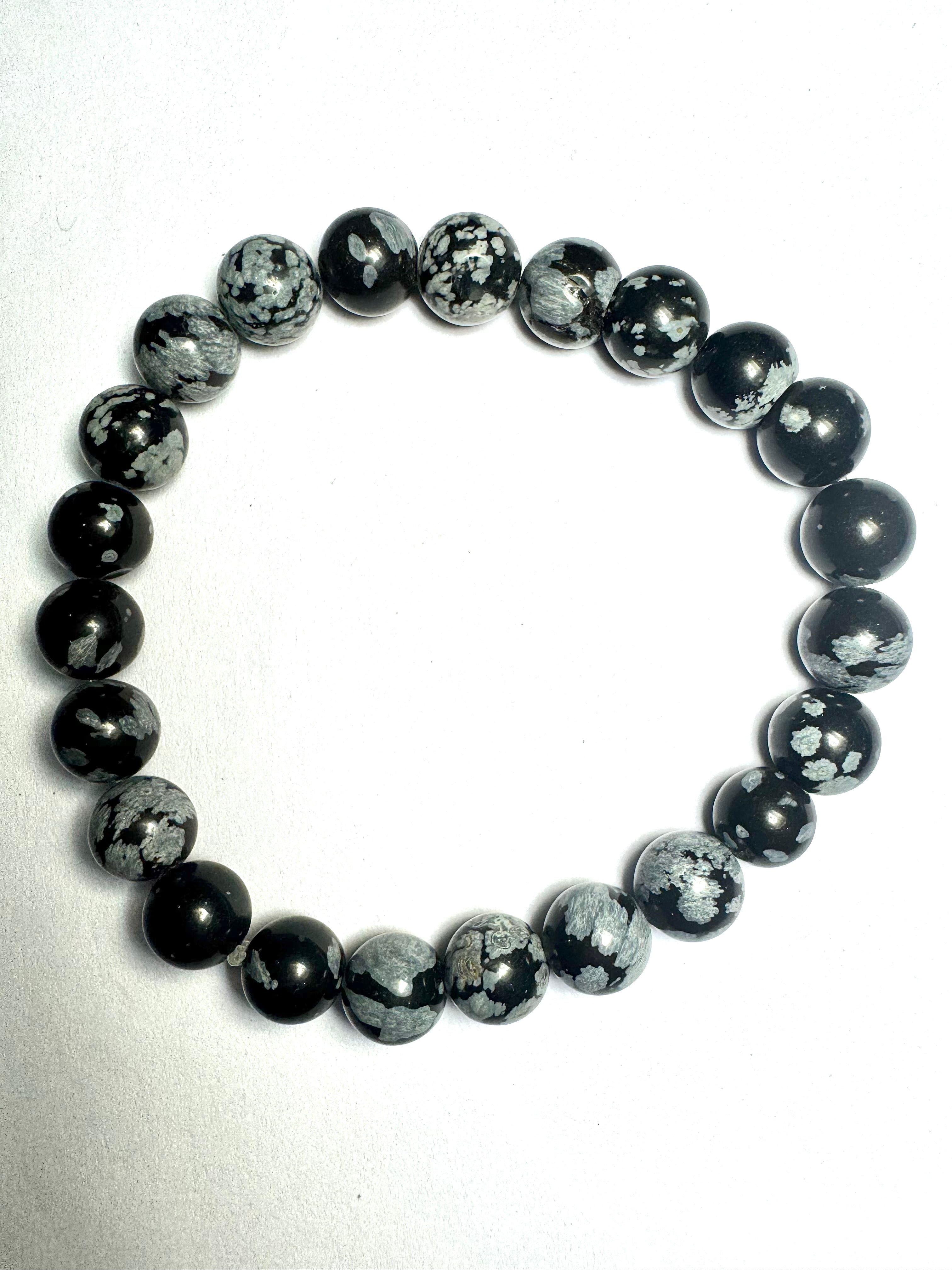 Natural Snowfall Jasper Bracelet – Healing, Energy & Style