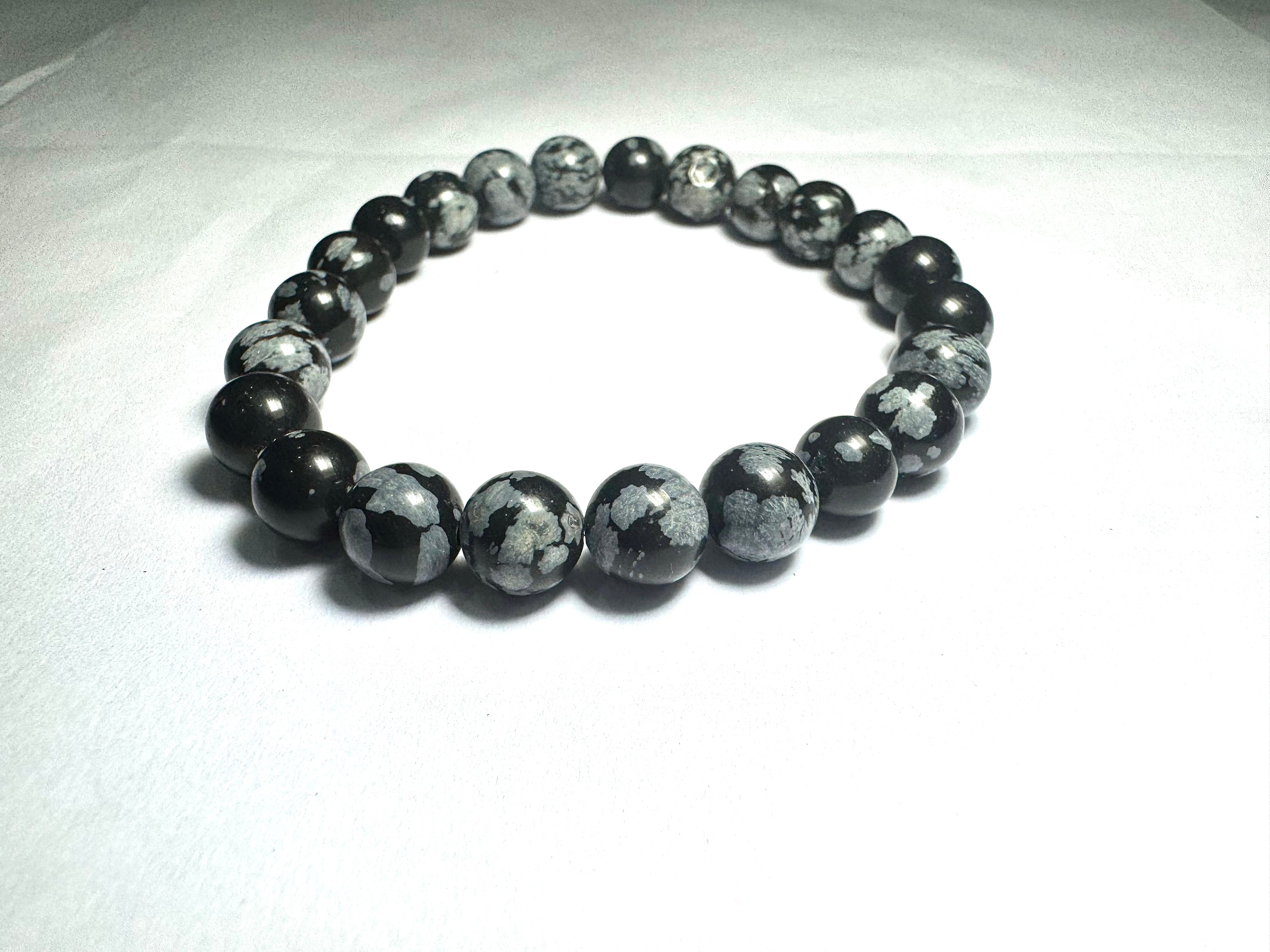 Natural Snowfall Jasper Bracelet – Healing, Energy & Style