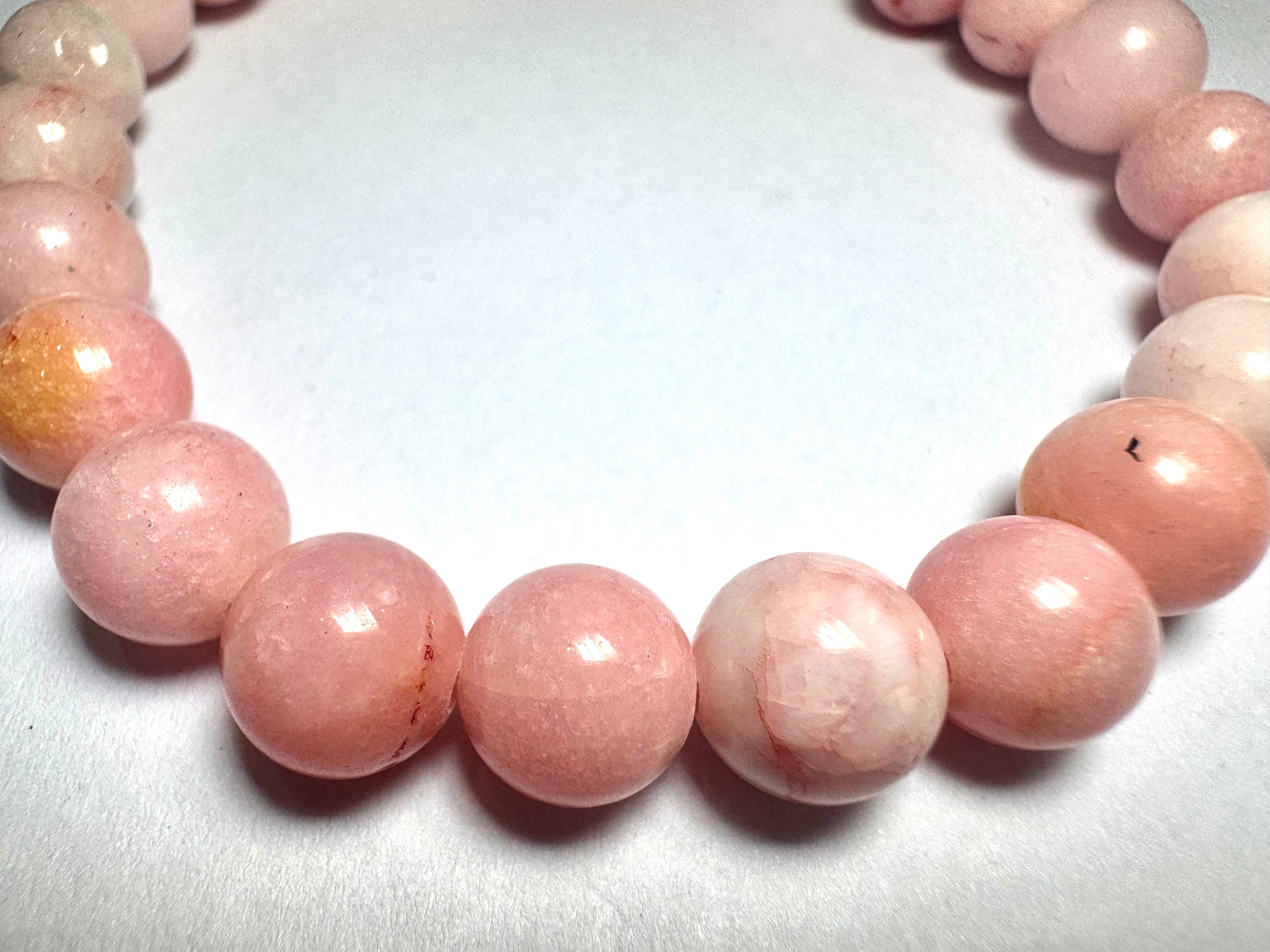 Natural Pink Opalite Bracelet – Healing, Energy & Style