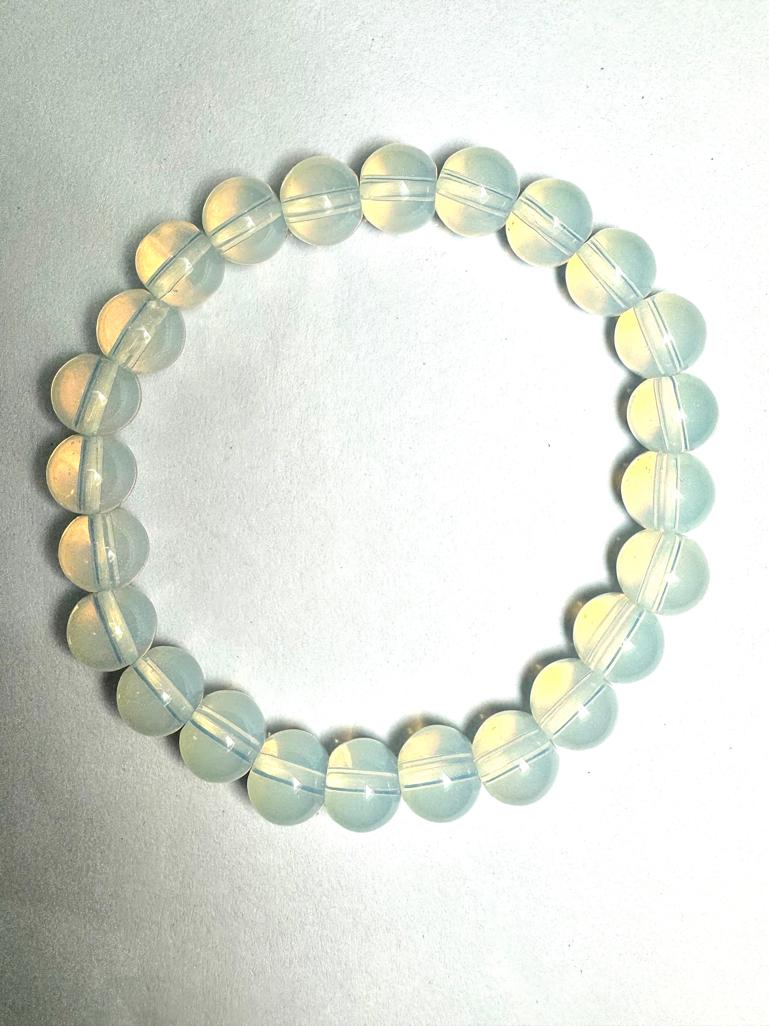 Natural White Opalite Bracelet – Healing, Energy & Style