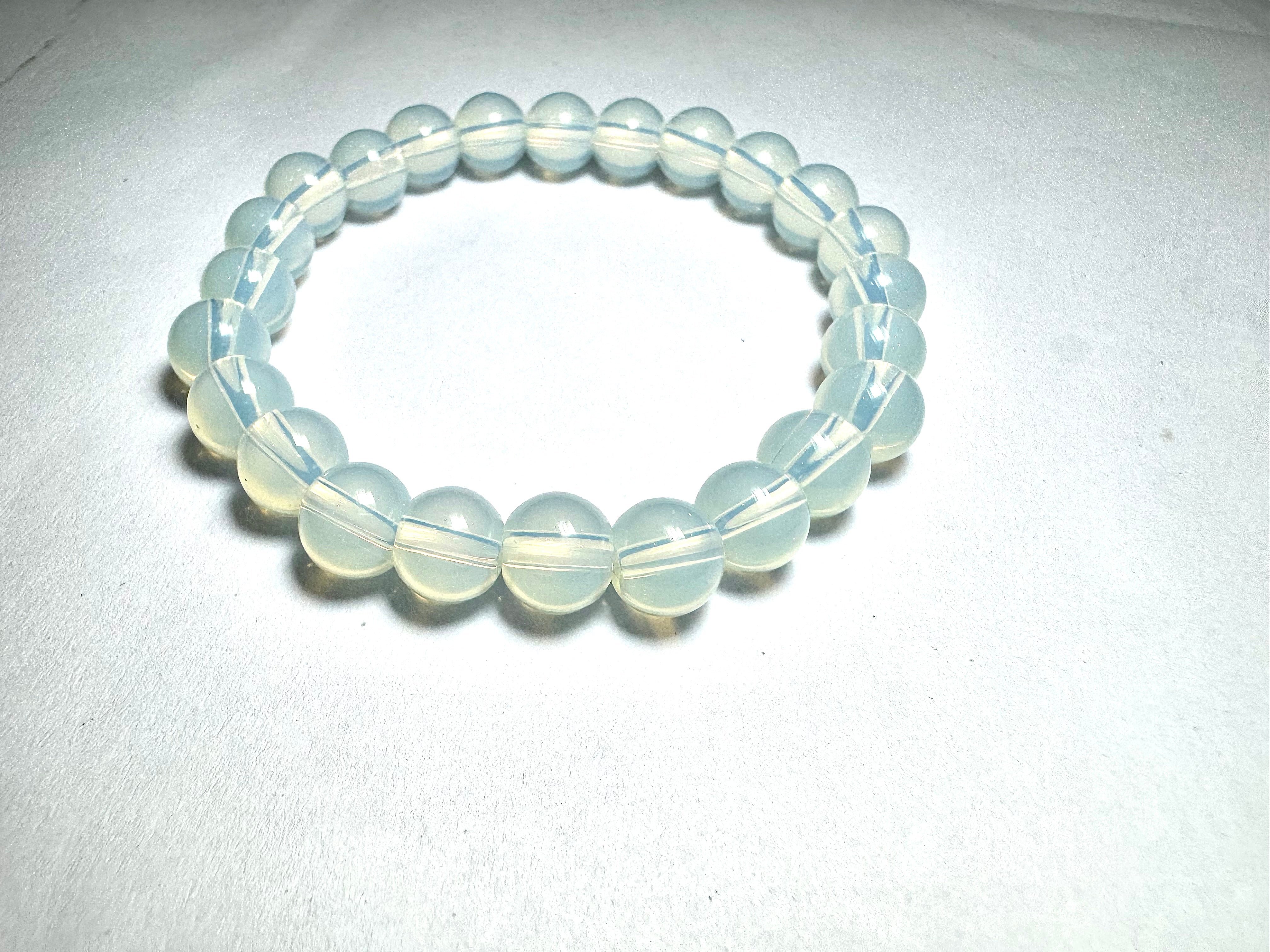Natural White Opalite Bracelet – Healing, Energy & Style