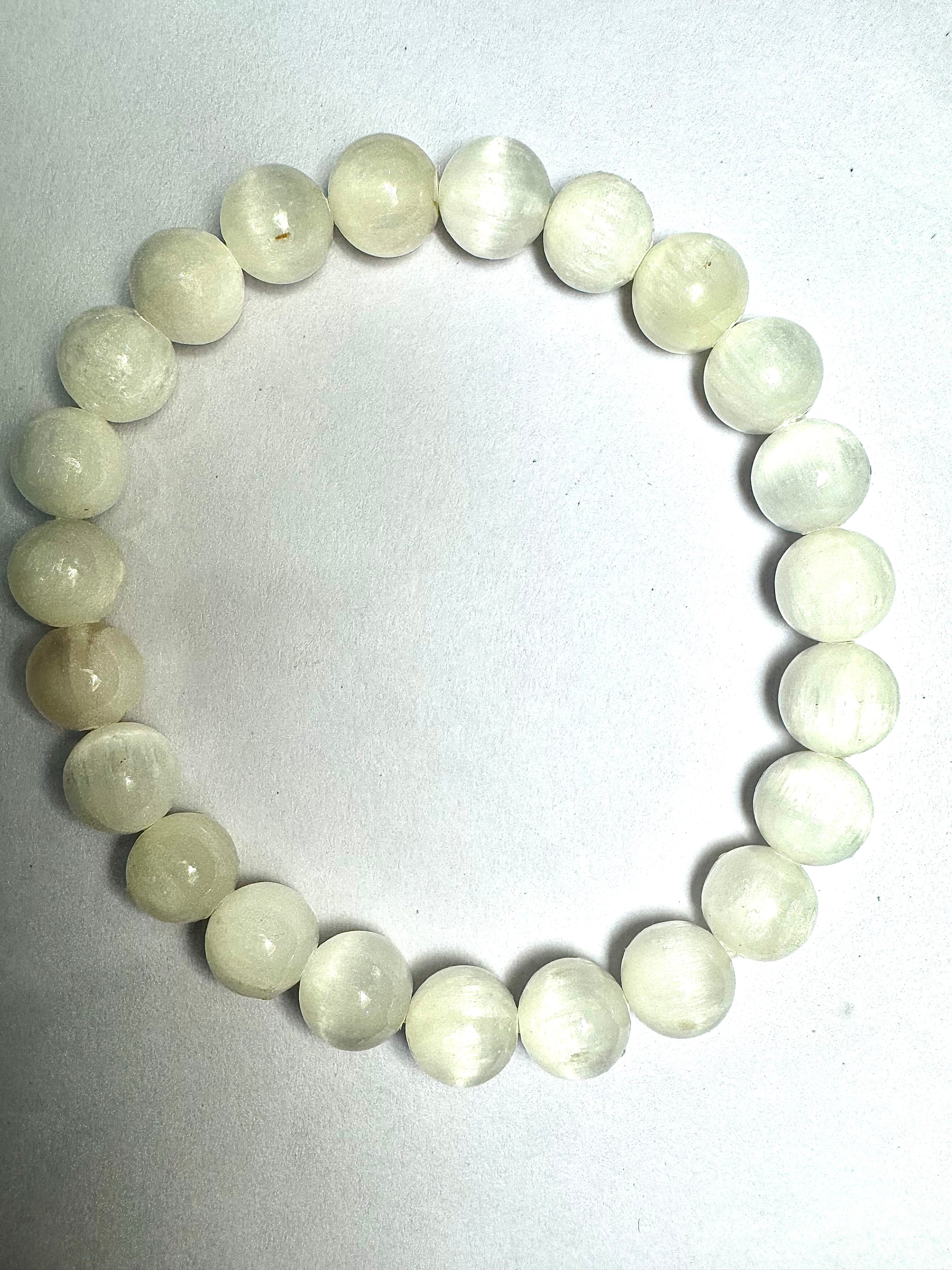 Natural Selenite Bracelet – Healing, Energy & Style